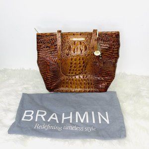 Big Brown Brahmin Handbag